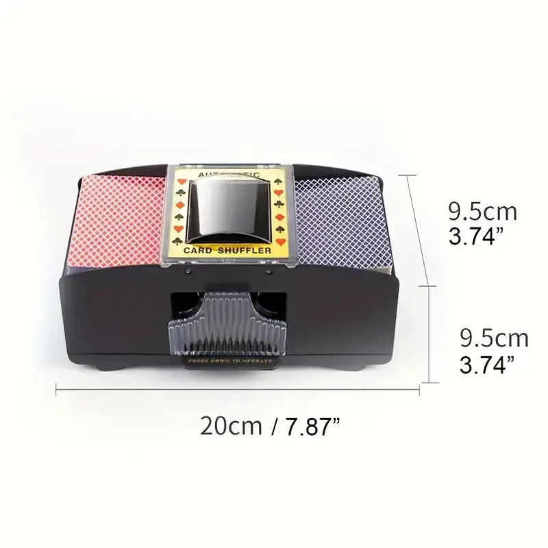 Automatic Playing Cards Shuffler Battery Operated Card Machine