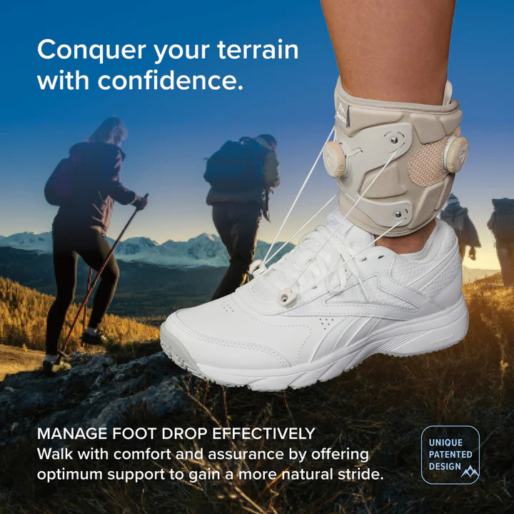 SaeboStep Foot Drop Brace—Now in Beige.