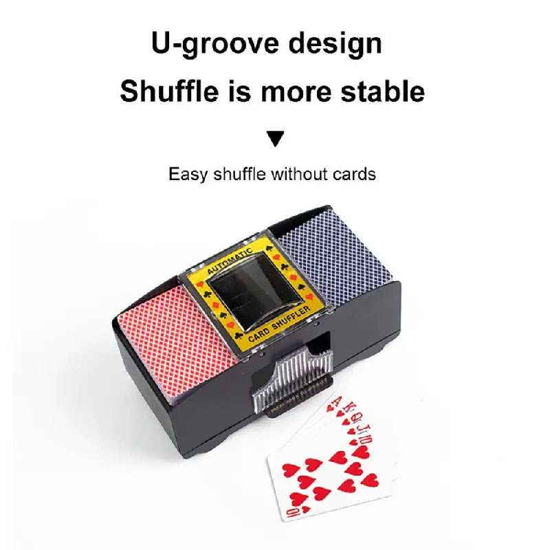 Automatic Playing Cards Shuffler Battery Operated Card Machine