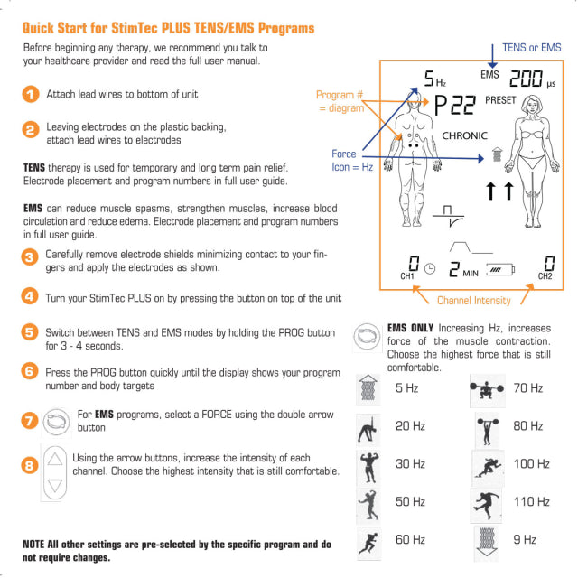 StimTec Plus TENS/EMS