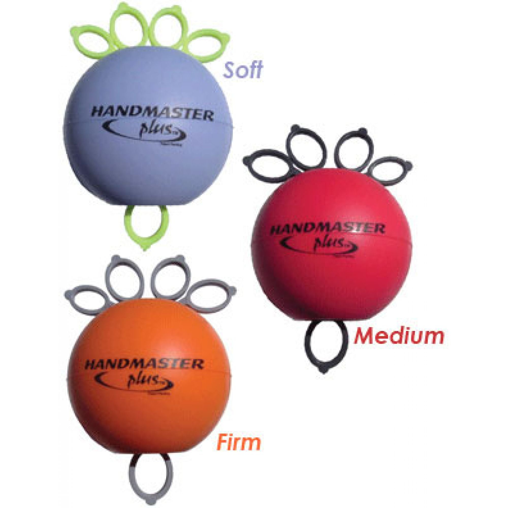 HANDMASTER PLUS 3 Pack; One Each Soft, Medium, and Firm